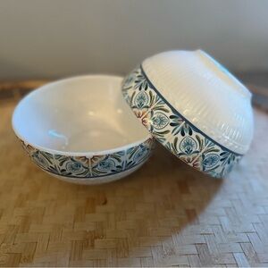 BOHO PIER 1 ATHENA CEREAL/SOUP BOWLS SET of 4